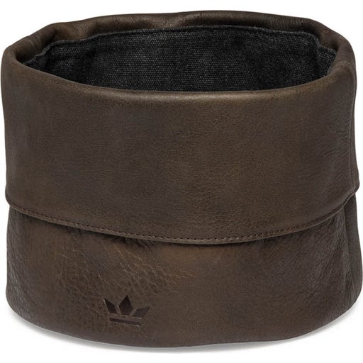 Dutchdeluxes Brotkorb aus Leder - vintage brown