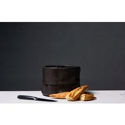 Dutchdeluxes Košarica za kruh iz usnja - Vintage grey