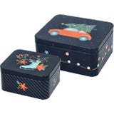 Birkmann Christmas Night Cookie Tin Set, Small