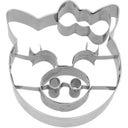 Birkmann Pig with Bow Cookie Cutter - 1 item
