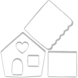 Birkmann Ausstechformen Set Lebkuchenhaus - 1 Set