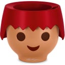 Lechuza OJO Planter - PLAYMOBIL Design - Fire Red