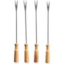 Boska Oak Fondue Forks 4 Piece Set - 1 set