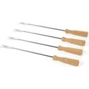 Boska Oak Fondue Forks 4 Piece Set - 1 set