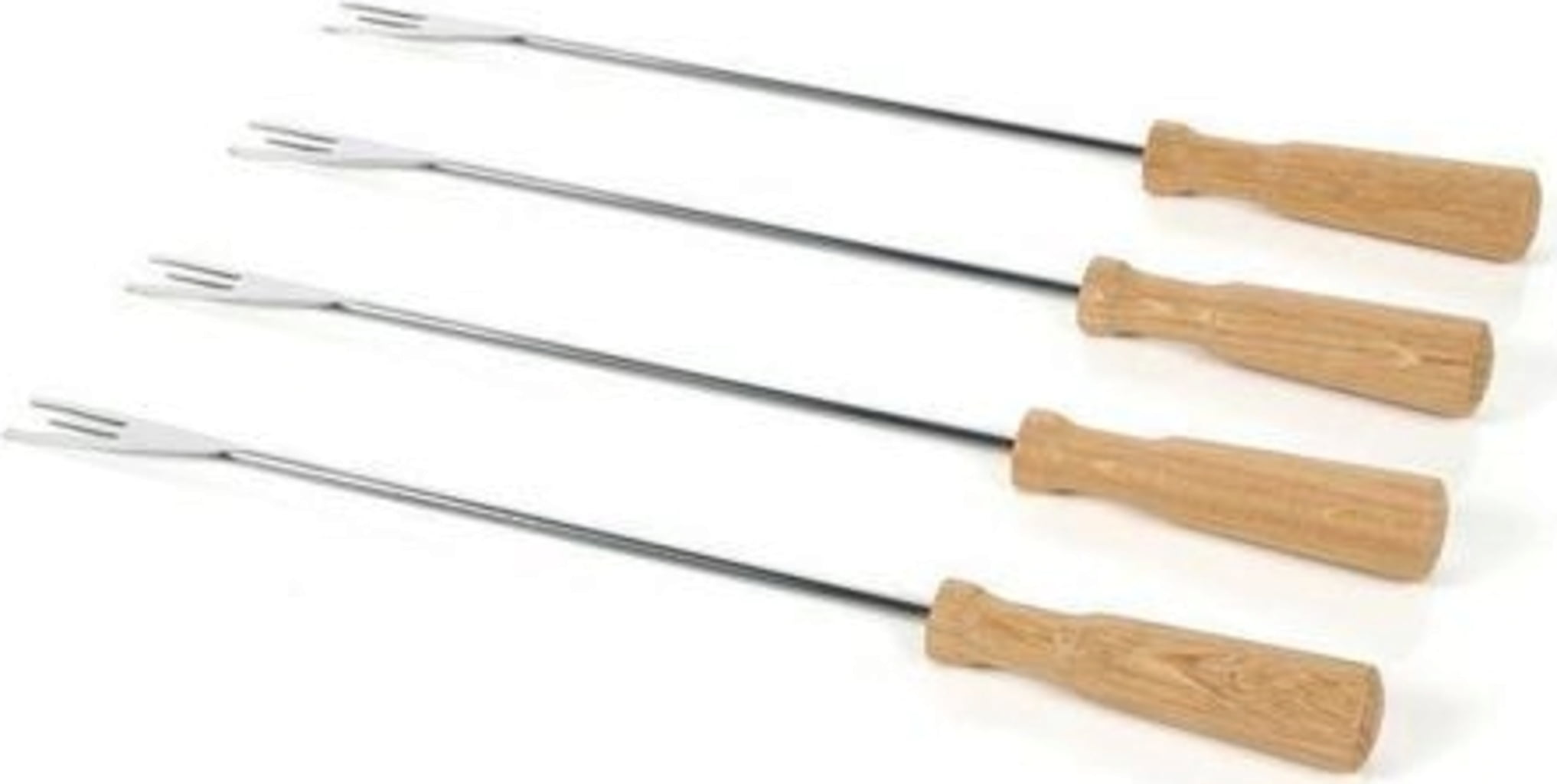 Boska Oak Fondue Forks 4 Piece Set - 1 set