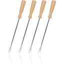 Boska Oak Fondue Forks 4 Piece Set - 1 set