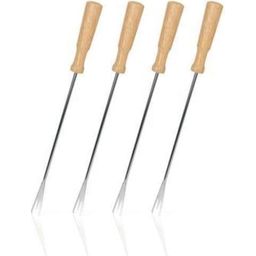 Boska Oak Fondue Forks 4 Piece Set - 1 set