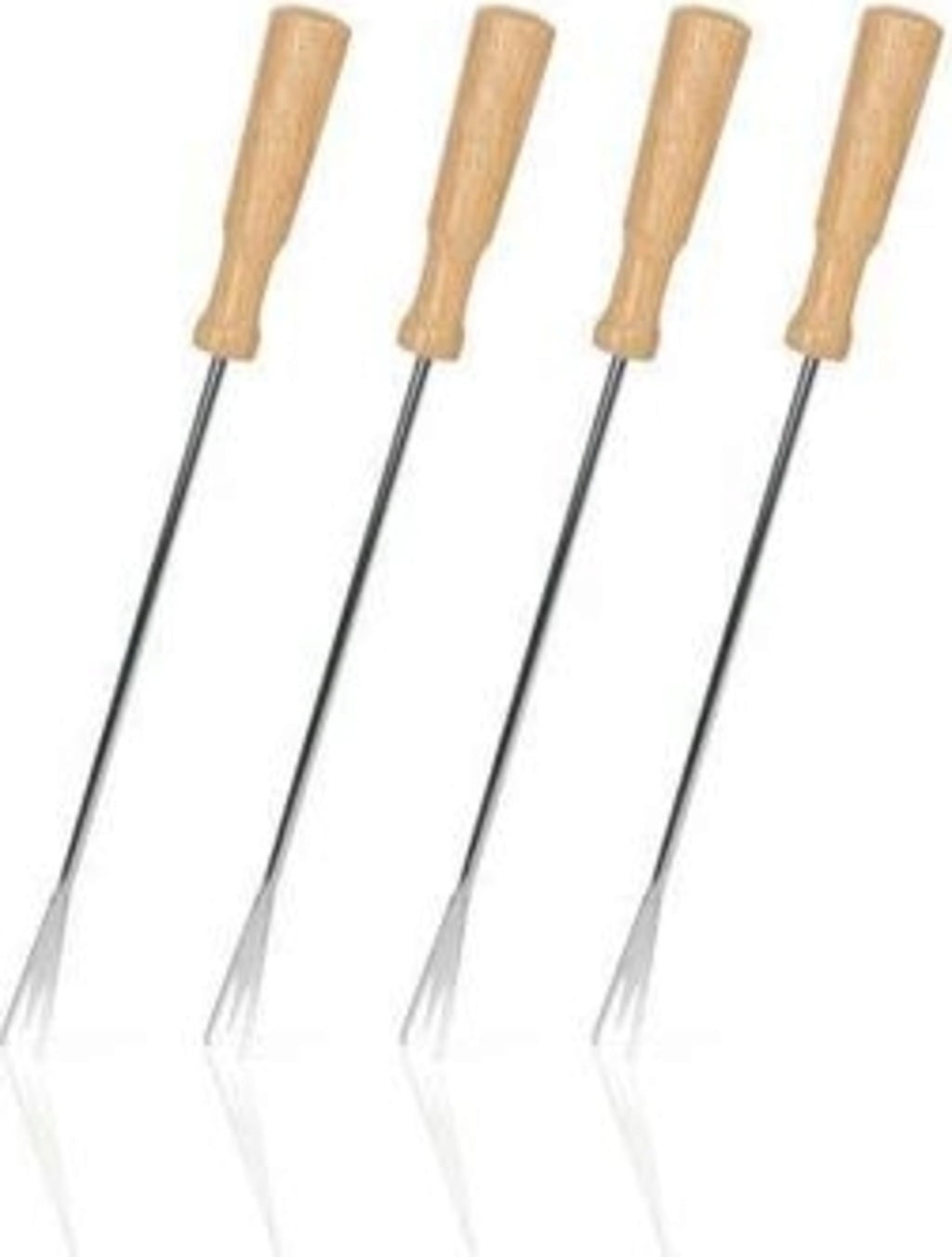 Boska Oak Fondue Forks 4 Piece Set - 1 set