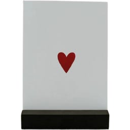 Eulenschnitt Watercolour Card - Heart