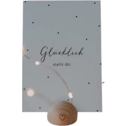 Eulenschnitt Kartka z napisem - Szczęśliwy