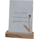 Eulenschnitt Postcard - Nimm dir Zeit