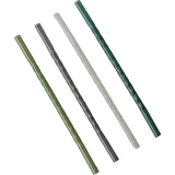 Glasstrån Spiralformade i Glas - 20 cm i 4-Pack