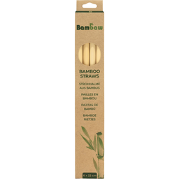 Bambaw Bambus Trinkhalme Box - 6x 22 cm