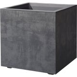 Pflanztopf "Quadro Millenium" mit Wasserreservoir - Anthrazit