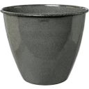 CLASSICO Modern Living Pot de Fleurs Steel-Pot Tati gris foncé - Ø 39 cm