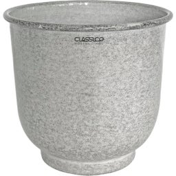 CLASSICO Modern Living Pflanztopf Steel-Pot Nellie weiß-grau - Ø 16 cm