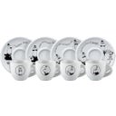 Moka Carosello skodelice iz belega porcelana, 8 kosov - 1 set