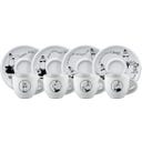 Moka Carosello Porseleinen Witte Kopjes, 8 Stuks - 1 set