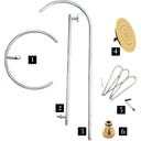 LIVLIG Doccia da Giardino in Acciaio Inox - 1 pz.