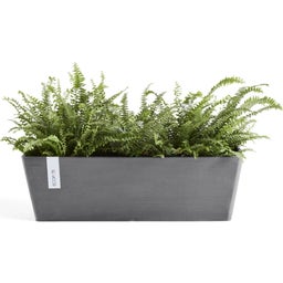 Bruges Blomlåda med Vattenreservoar 55 cm - Grå