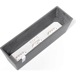 Bruges Blomlåda med Vattenreservoar 55 cm - Grå