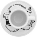 Moka Carosello skodelice iz belega porcelana, 8 kosov