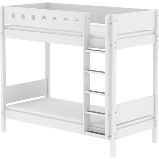 WHITE Maxi-Etagenbett, Höhe 183,5 cm, 90x200 cm - Weiß / Weiß