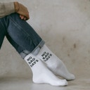 Eulenschnitt Socken - No bad days