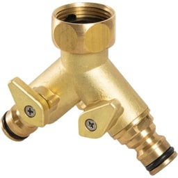 Livlig 2-Way Distributor Brass - 1 item