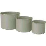 LIVLIG Blumentopf Metall 3er Set