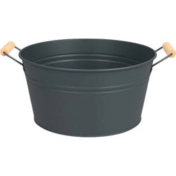 Livlig53 Zinkbadkar i Metall ø40cm - antracit