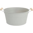 Kovinska kad ø 40cm, siva