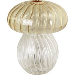 Strömshaga Mushroom Decorative Vase, Yellow - Height 13 cm