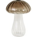 Strömshaga Dekorativ Vas Mushroom brun - Höhe 15 cm