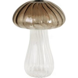 Strömshaga Mushroom Decorative Vase, Brown - Height 15 cm