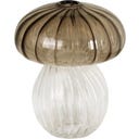 Vaso Decorativo Fungo - Marrone, Altezza 13 cm