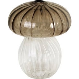Strömshaga Mushroom Decorative Vase, Brown - Height 13 cm