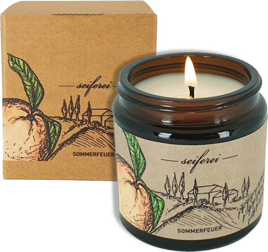 Seiferei Duft- & Massagekerze Sommerfeuer