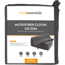 nice essentials Mikrofiberrengöringsdukar 35 x 40 cm Set - 6 st.