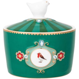 Pip Studio Zuckerdose Love Birds - Grün