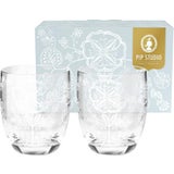 Wassergläser Blume Weiß Lily & Lotus 2er-Set