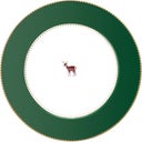 Pip Studio Teller Love Birds Deer Dark Green - 17 cm