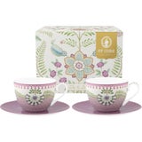 Tassen & Untertassen 2er-Set Lily & Lotus