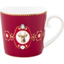 Pip Studio Tasse Love Birds Deer Dark Red