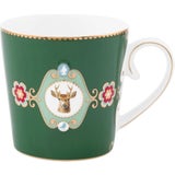 Pip Studio Tasse Love Birds Deer Dark Green