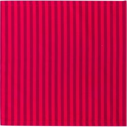 Stoffserviette Stripes Dark Red 4er-Set 40 x 40 cm - 1 Set