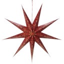 Dark Red Paper Christmas Star, 110 cm