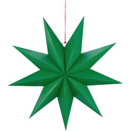 Pip Studio Papier-Weihnachtsstern Stripes 60cm - Dark Green
