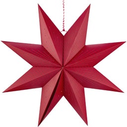 Pip Studio Papier-Weihnachtsstern Stripes 60cm - Dark Red