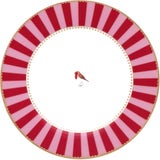 Pip Studio Teller Love Birds gestreift Rot/Rosa